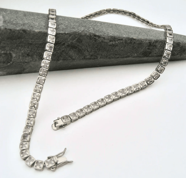 ARMED - Squared Tennis Necklace