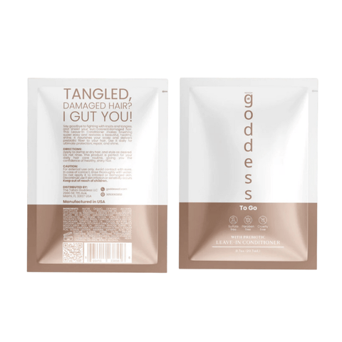 The Tahini Goddess - The Goddess - Prebiotic Leave-in Conditioner TO GO Set