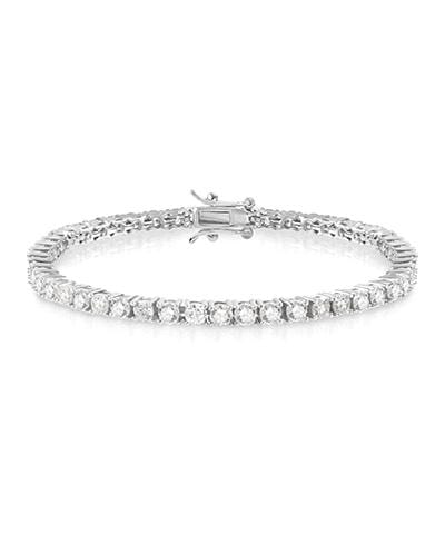 Lisa Gozlan - Silver Crystal Bracelet
